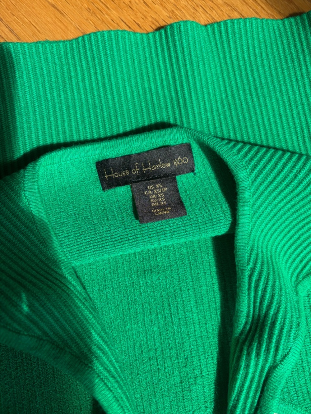 House of Harlow 1960 knit tank XS green - Picture 8 of 9